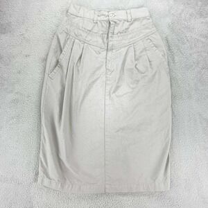 New Avenue Vintage High Waist Pencil Skirt Neutral Career Wear Size‎ 8